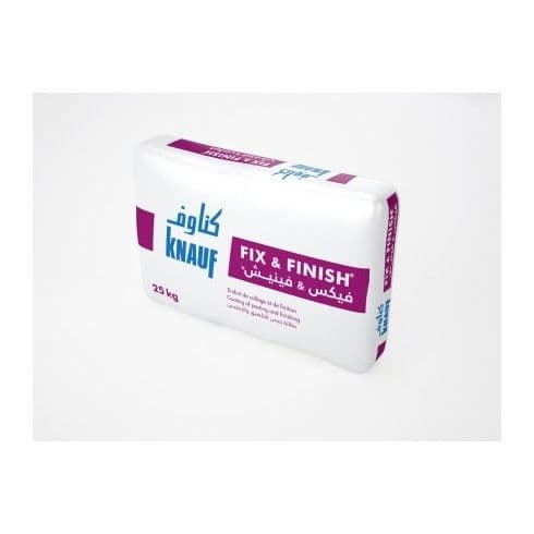 Enduit mince de finition Knauf Fix & Finish